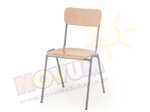 Krzesło NOVUM, wys. 43 cm z filcową zaślepką