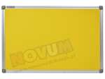 Tablica korkowa w aluminiowej ramie 100 x 150 cm - żółta