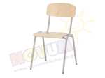 Krzesełko Adaś, wys. 43 cm cm, aluminiowe