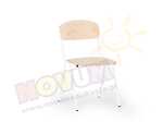 Krzesełko białe, wys. 21 cm