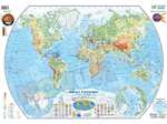 Mapa podręczna Świata fizyczna i polityczna