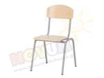 Krzesełko Adaś, wys. 38 cm, aluminiowe