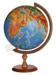 Globus fizyczny - średnica 320 mm podświetlany