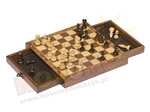 Drewniane szachy magnetyczne