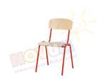 Krzesełko Adaś, wys. 43 cm, czerwone