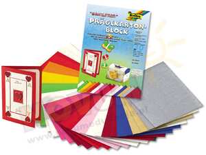 Blok papieru kolorowego tłoczonego