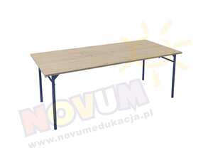 Potrójny niebieski stół LT3 o wysokości 64 cm