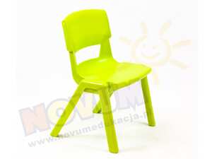 Krzesełko Postura limonkowe 31 cm