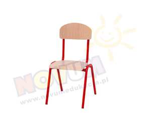Krzesło NOVUM, wys. 31 cm z filcową zaślepką