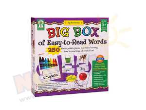 Big box of easy to read words board game