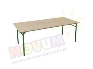 Potrójny zielony stół LT3 o wysokości 64 cm