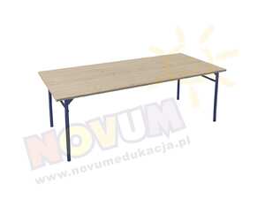 Potrójny niebieski stół LT3 o wysokości 59 cm