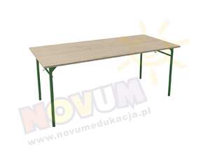 Potrójny zielony stół LT3 o wysokości 71 cm