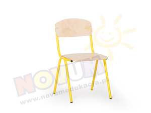 Krzesełko żółte, wys. 21 cm